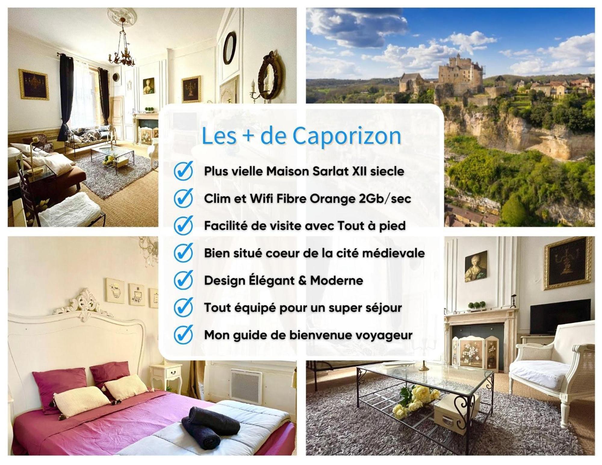 Caporizon-Sarlat L'Elegance-T2 Plein Centre Cite Medievale Eksteriør bilde